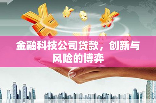 正镶白旗金融科技公司贷款，创新与风险的博弈