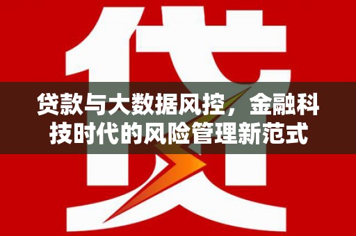 正镶白旗贷款与大数据风控，金融科技时代的风险管理新范式