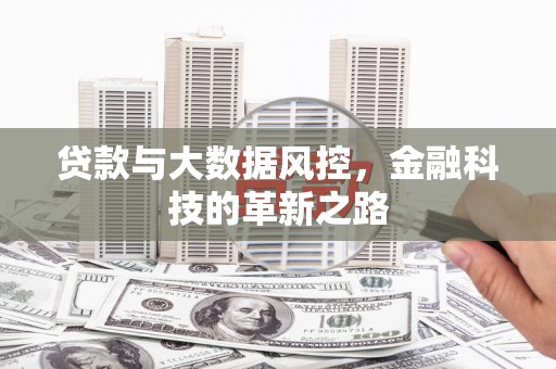 正镶白旗贷款与大数据风控，金融科技的革新之路