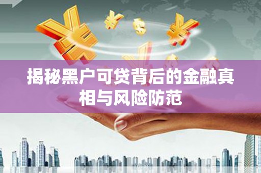正镶白旗揭秘黑户可贷背后的金融真相与风险防范