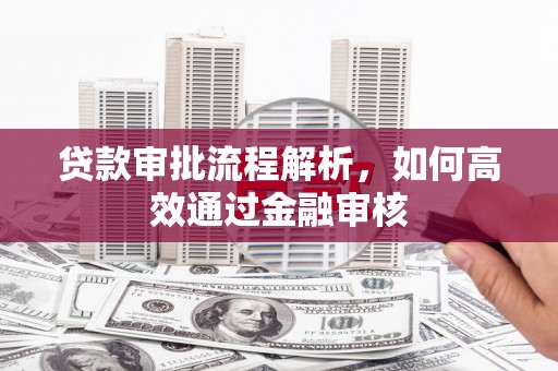 正镶白旗贷款审批流程解析，如何高效通过金融审核
