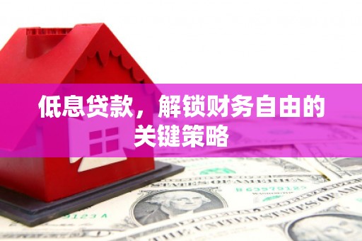 正镶白旗低息贷款，解锁财务自由的关键策略