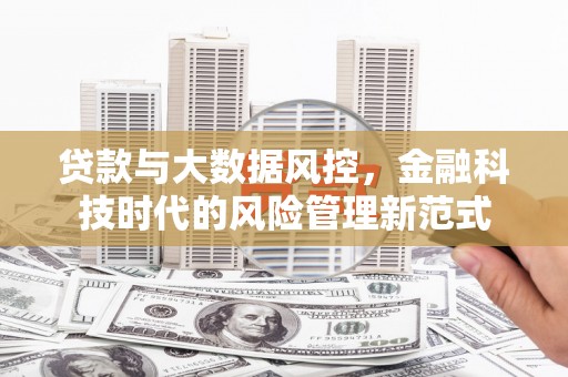 正镶白旗贷款与大数据风控，金融科技时代的风险管理新范式