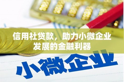正镶白旗信用社贷款，助力小微企业发展的金融利器