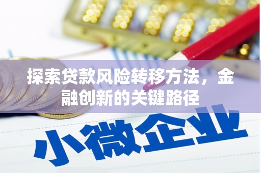 正镶白旗探索贷款风险转移方法，金融创新的关键路径