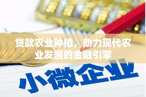 正镶白旗贷款农业种植，助力现代农业发展的金融引擎
