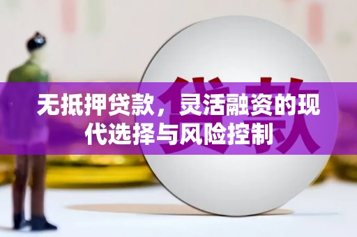 正镶白旗无抵押贷款，灵活融资的现代选择与风险控制