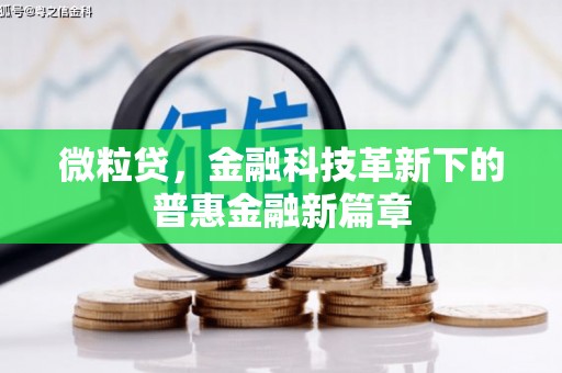 正镶白旗微粒贷，金融科技革新下的普惠金融新篇章