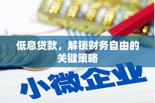 正镶白旗低息贷款，解锁财务自由的关键策略