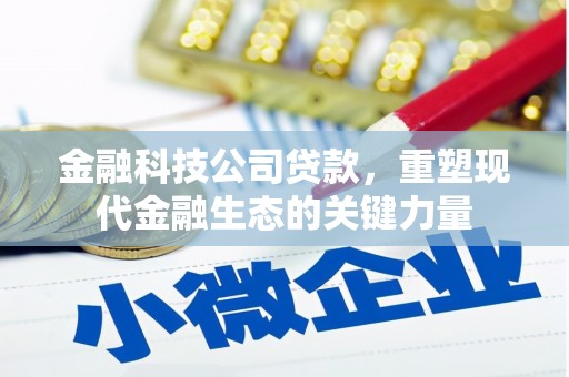 正镶白旗金融科技公司贷款，重塑现代金融生态的关键力量