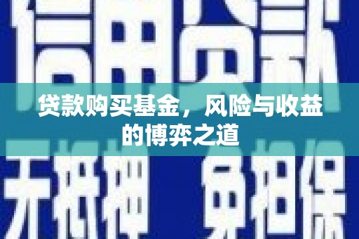 正镶白旗贷款购买基金，风险与收益的博弈之道
