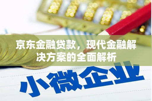 正镶白旗京东金融贷款，现代金融解决方案的全面解析