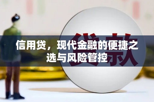 正镶白旗信用贷，现代金融的便捷之选与风险管控