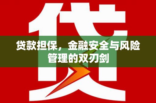正镶白旗贷款担保，金融安全与风险管理的双刃剑