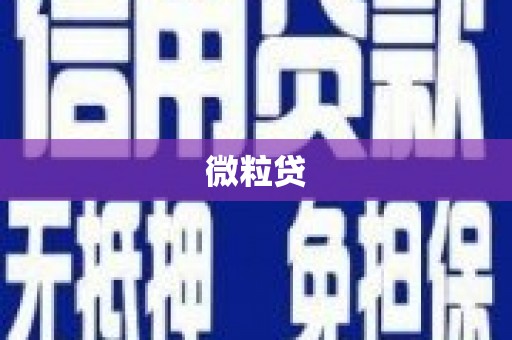 正镶白旗微粒贷