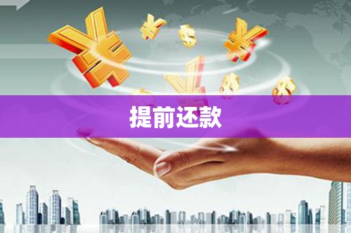 正镶白旗提前还款