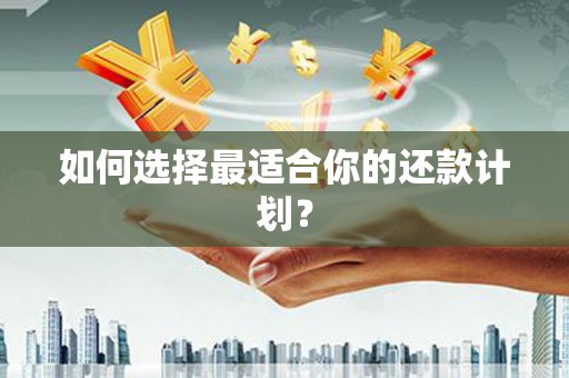 正镶白旗如何选择最适合你的还款计划？